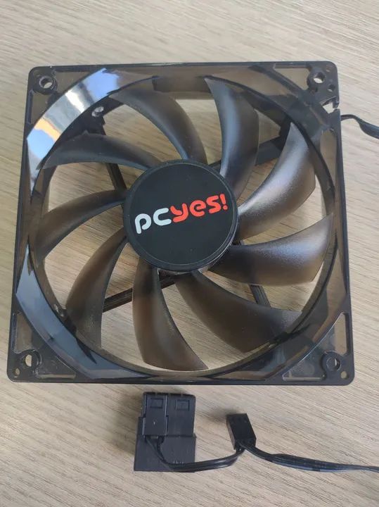 Cooler Fan para Gabinetes Gamer PCYES 120mm - 1700 rpm Led Azul