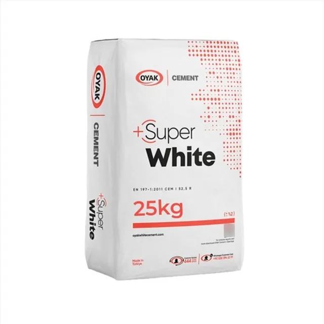 Cimento Branco Estrutural 52,5 Mpa Saco 25kg (Importado) - Foto 2