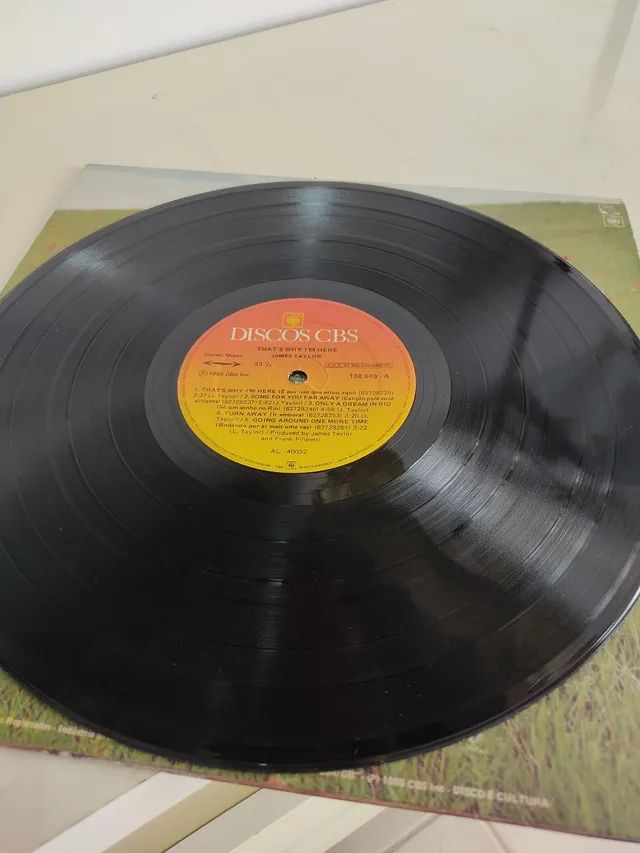 LP disco vinil James Taylor - That's Why i'm here 1985 - Foto 3