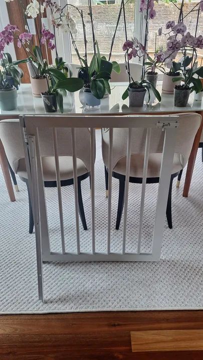 Portão de Segurança para Bebês ou Pets- Branco