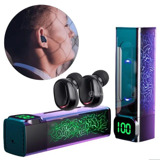 Fone de Ouvido Sem fio Bluetooth 5.3 Lehmox LEF-E50 Original IOS/Android - Foto 2