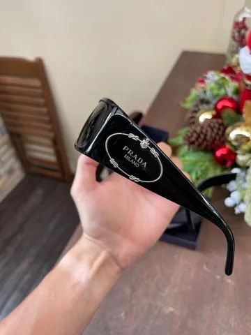 Óculos Prada Preto SPR 10H - Foto 2