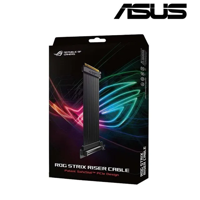 Cabo De Extensão Da Placa-Mãe ROG STRIX RISER RS200 240MM PCI-E 3.0 X16-90 Graus