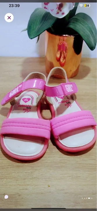 Sandálias Molekinha Bebê Soft - Rosa