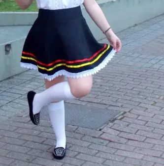 Saia Oktoberfest Feito com Costureira