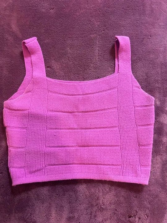 Top Cropped Feminino Roxo