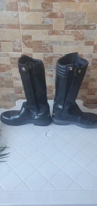 Bota cano longo estilo bombeiros  - Foto 2