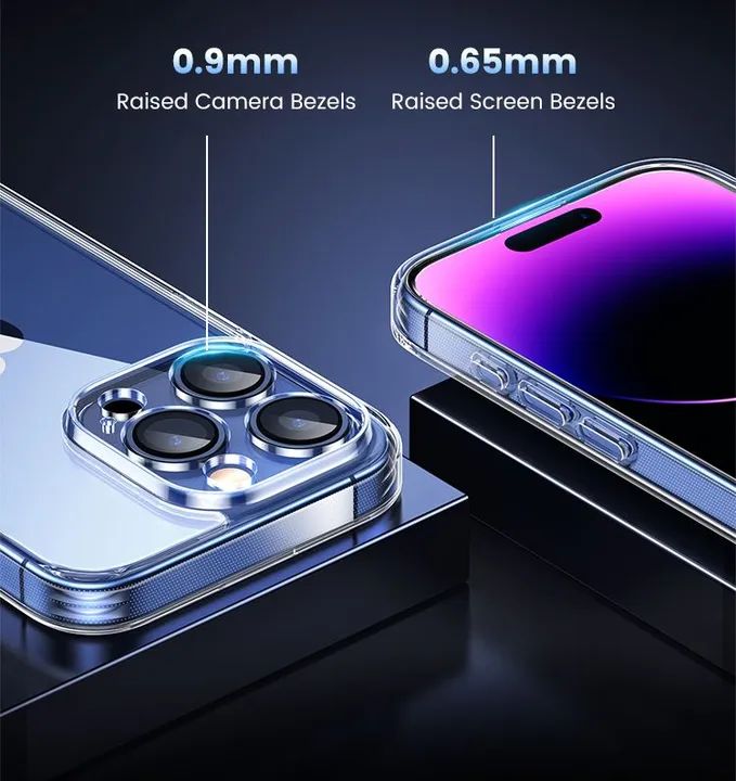 Capa transparente UGREEN p/ iPhone 14 e 15 Pro Max - Foto 3