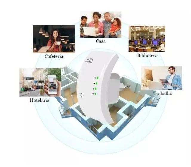 Roteador Repetidor De Sinal Wifi Expansor Wireless Internet  - Foto 5