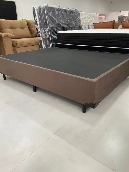 Base Box Casal de Excelente Qualidade com Garantia - Durabilidade e Conforto!