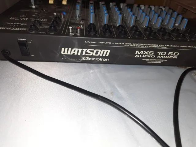  Mesa de Som Ciclotron Wattsom MXS 10 SD - USB (seminova) - Foto 2