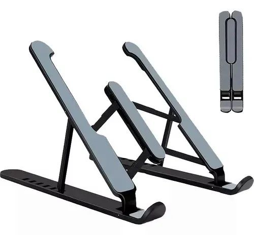 Suporte Para Notebook Base De Mesa Apoio Cama Dobrável Abs - Foto 4