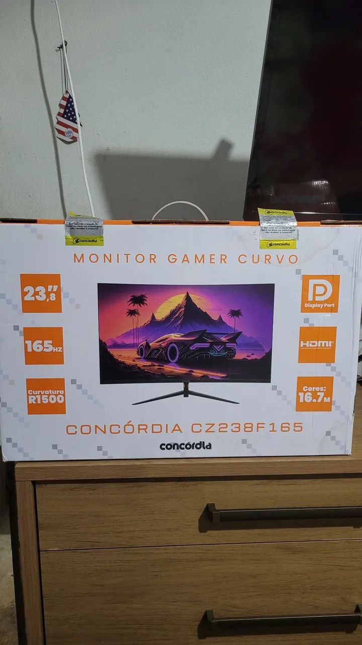 Monitor Gamer curvo 24" 165hz 1ms - Foto 4