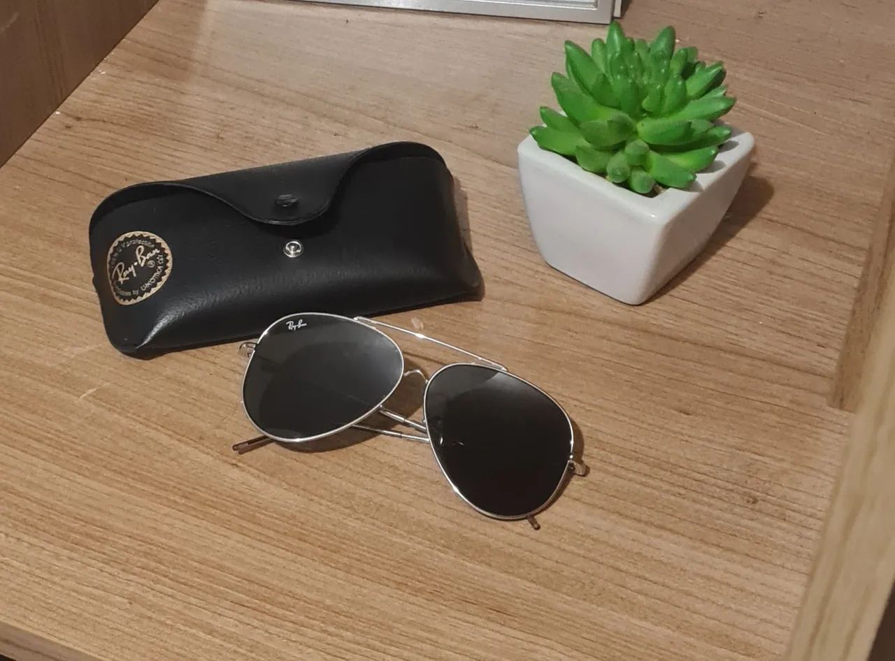 Óculos de Sol Ray-Ban Aviador - Foto 2