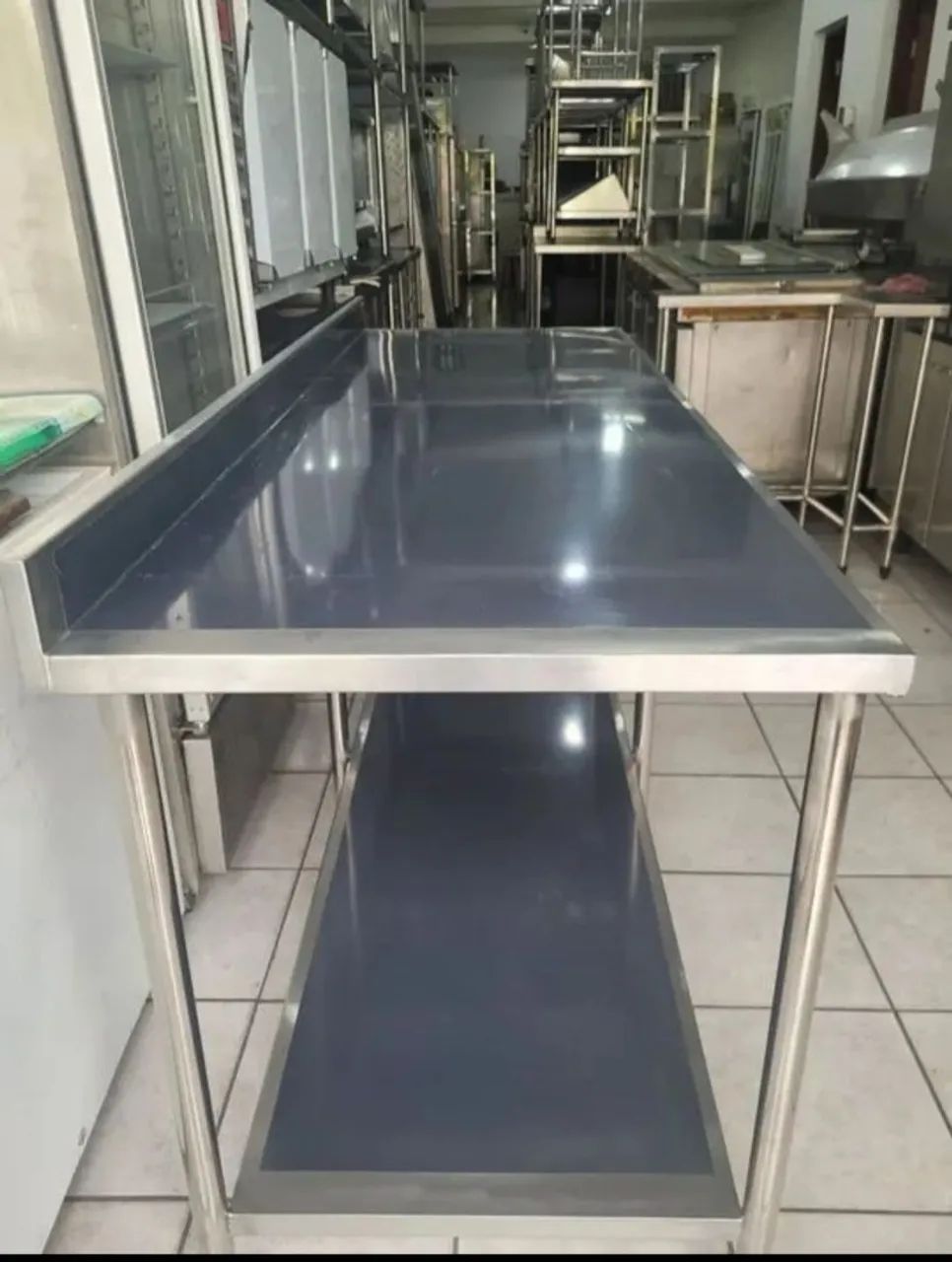 Mesa de Aço Inox para Cozinha Industrial - Foto 3