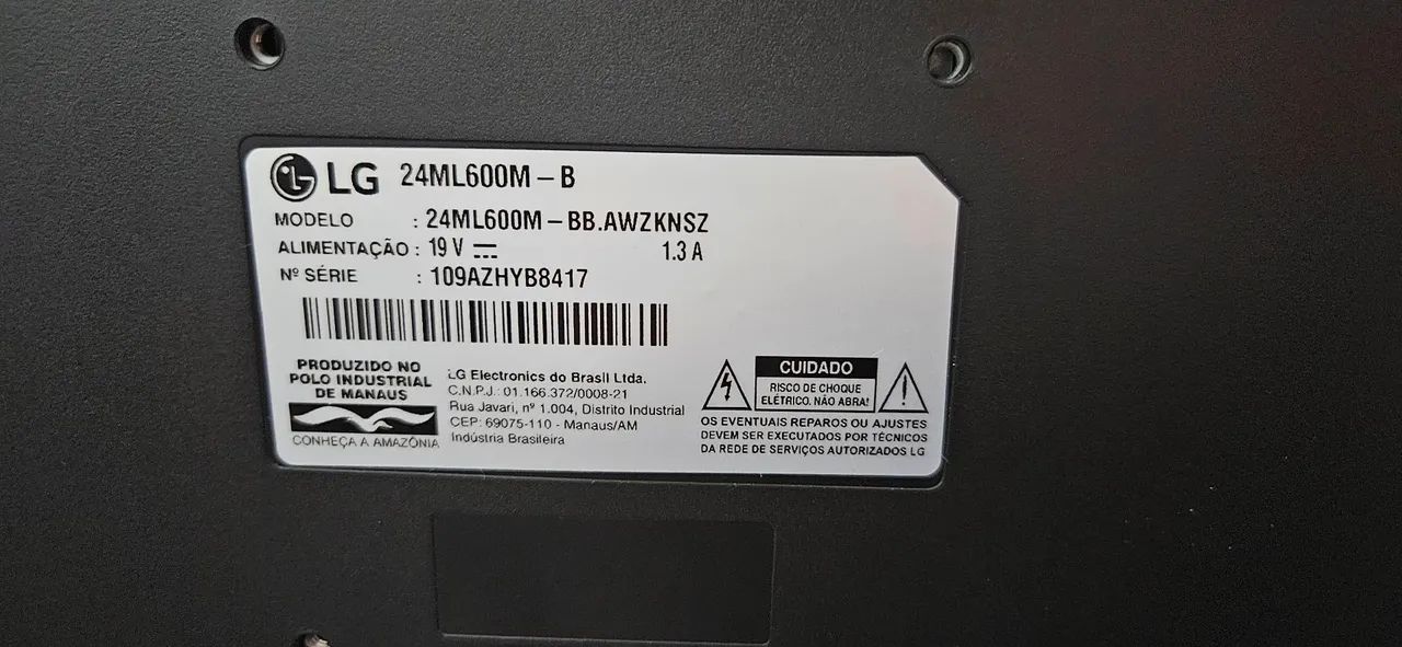 Monitor LG 24 polegadas LG 24ML600M  - Foto 2