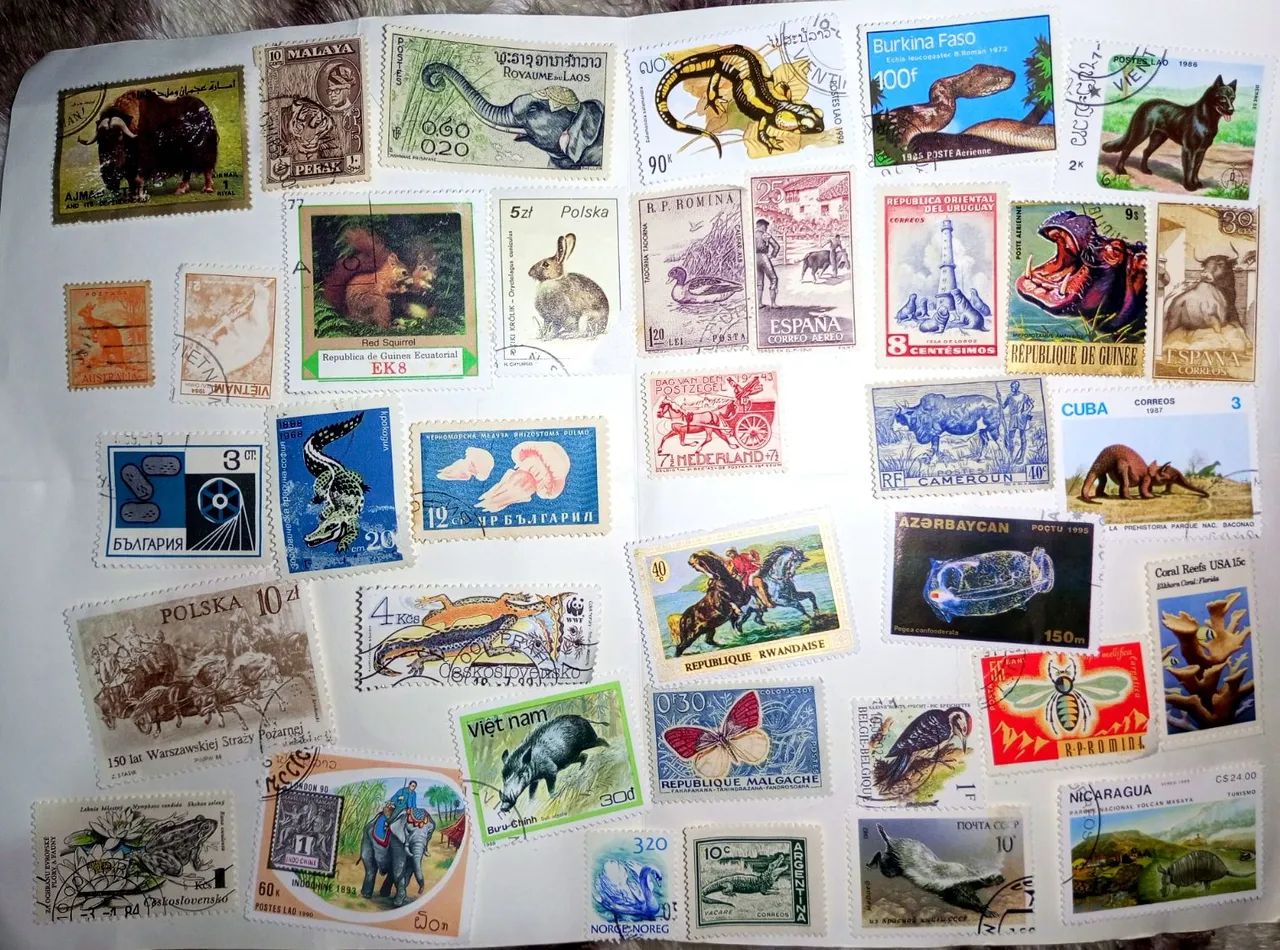 Lote de selos antigos  - Foto 2