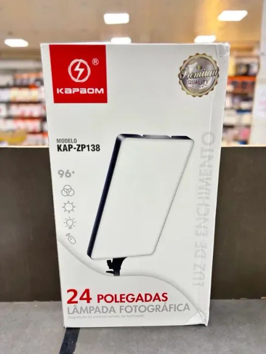 Placa Iluminadora 24 Polegadas + Tripé 2.1m Kapbom KAP-ZP138