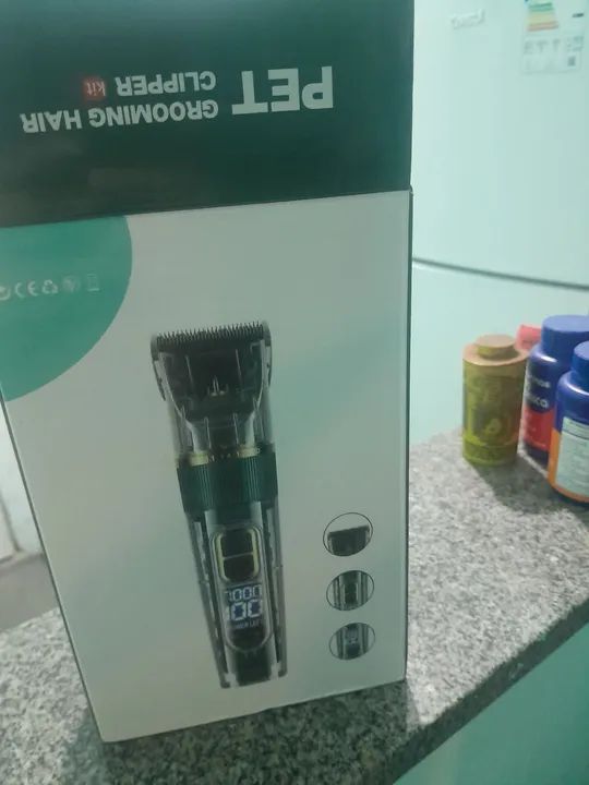 Máquina de Cortar Pelo para Pet - Nova
