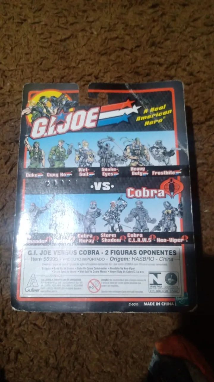 GI JOE vs COBRA (2001) - GULLIVER - DUKE vs COBRA COMMANDER (AZUL) - Foto 2