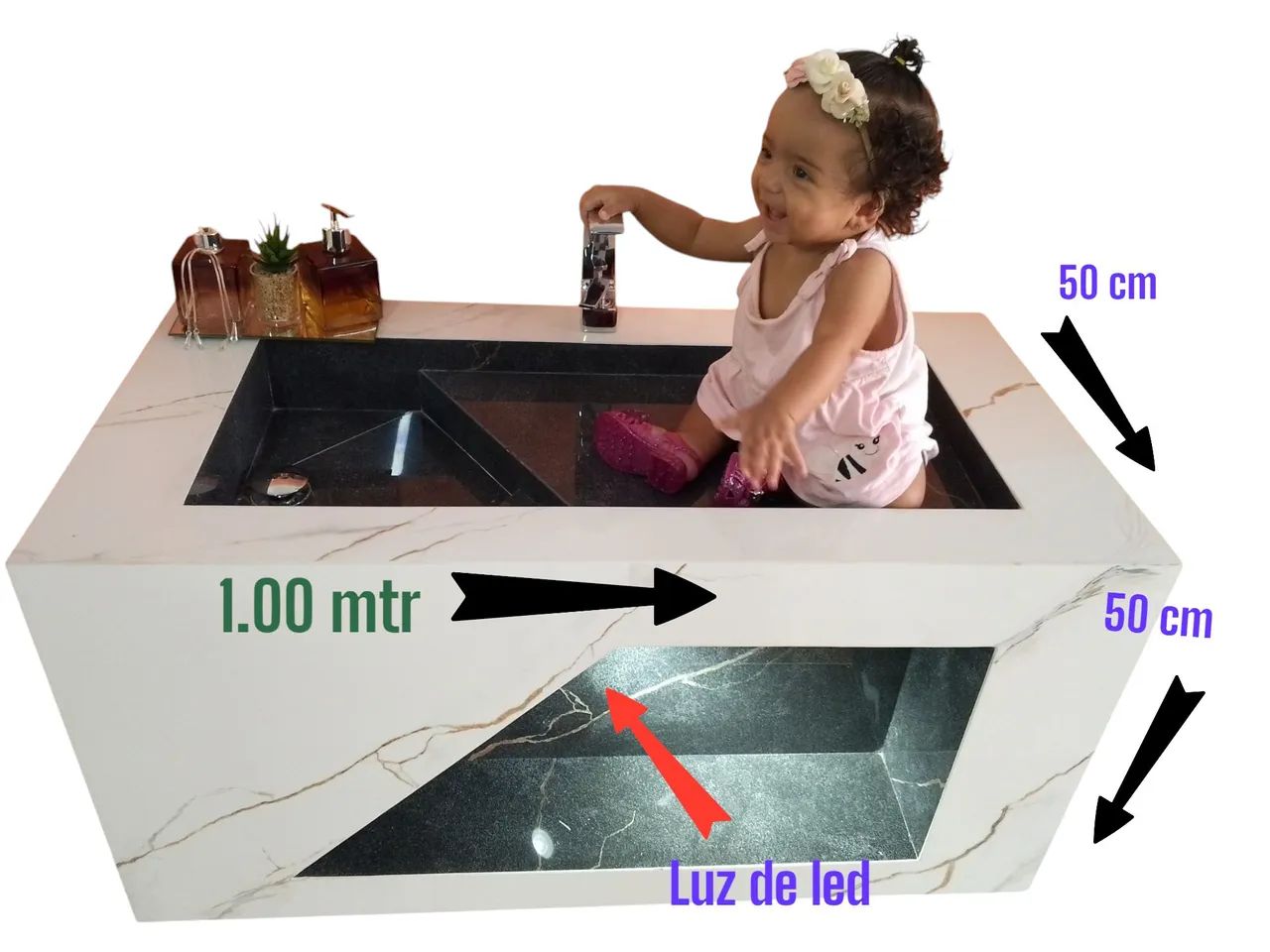 Lavatório alto padrão estilo moderno - Foto 3