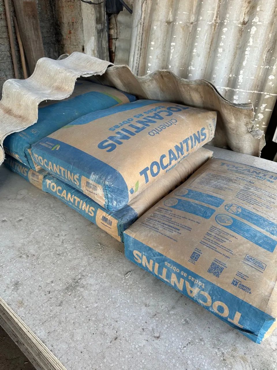 Cimento Tocantins 50kg - Sacos Novos