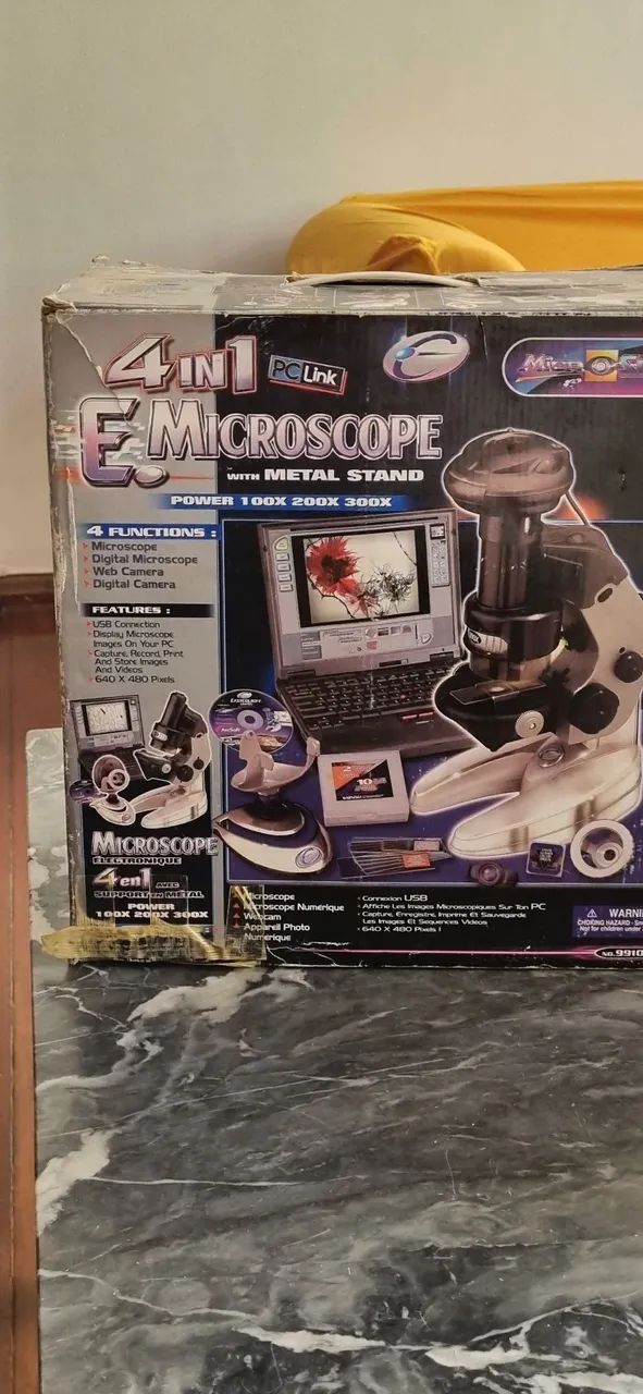 Microscópio Digital 4 em 1 com Tripé de Metal - Foto 3