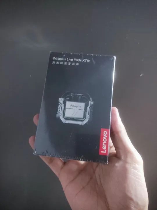 Fones de Ouvido LIVEpods XT81 Bluetooth Preto - Lenovo - Novo