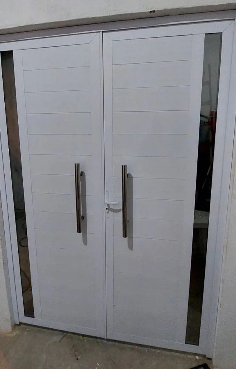 Portas de alumínio, portas de vidro