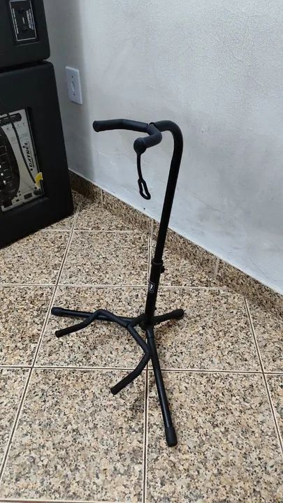 SUPORTE VIOLÃO TRIPÉ / ESTANTE RACK TECLADO PIANO DIGITAL - Foto 4