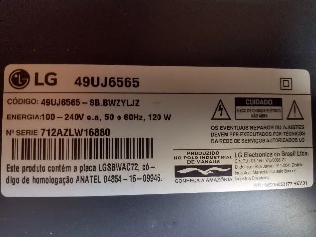 placa fonte tv lg 49uj6565 - Foto 2