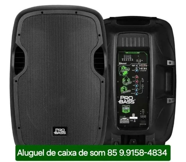 Aluguel de Caixa de Som Probass Preta