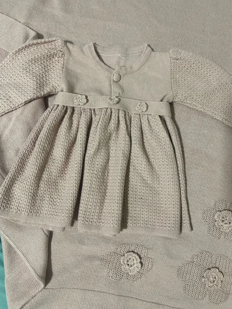Saída Maternidade + Manta (Tricot)