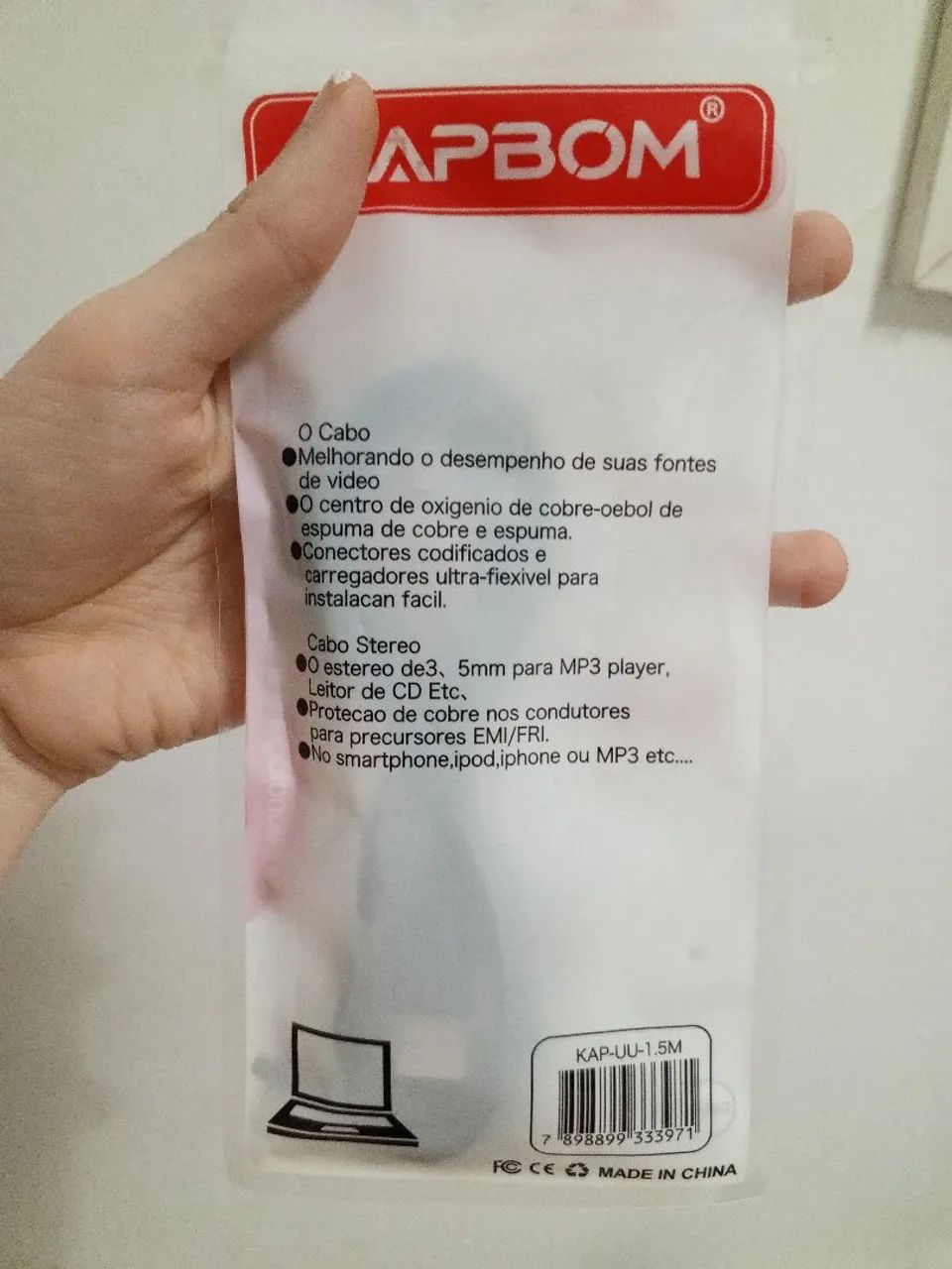 Cabo USB Macho X Macho 1metro - Foto 2