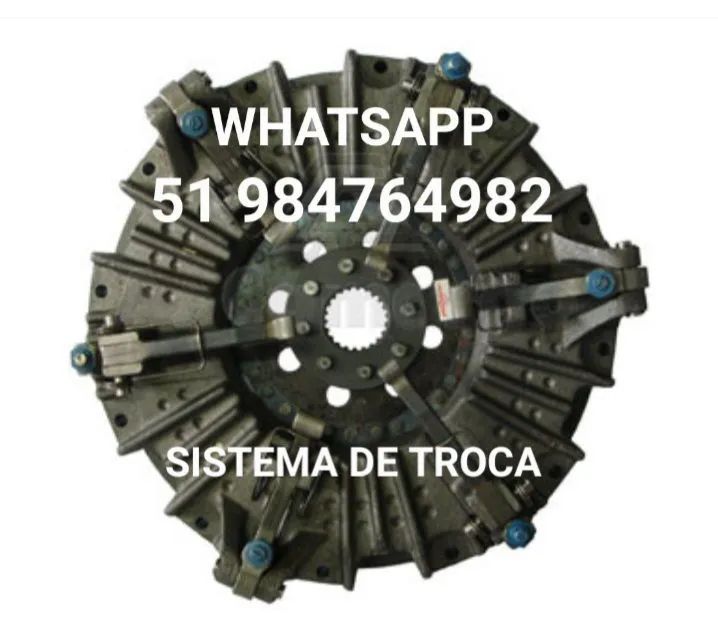 PLATO DE EMBREAGEM DUPLA RECONDICIONADO DO TRATOR VALMET  880  - Foto 3