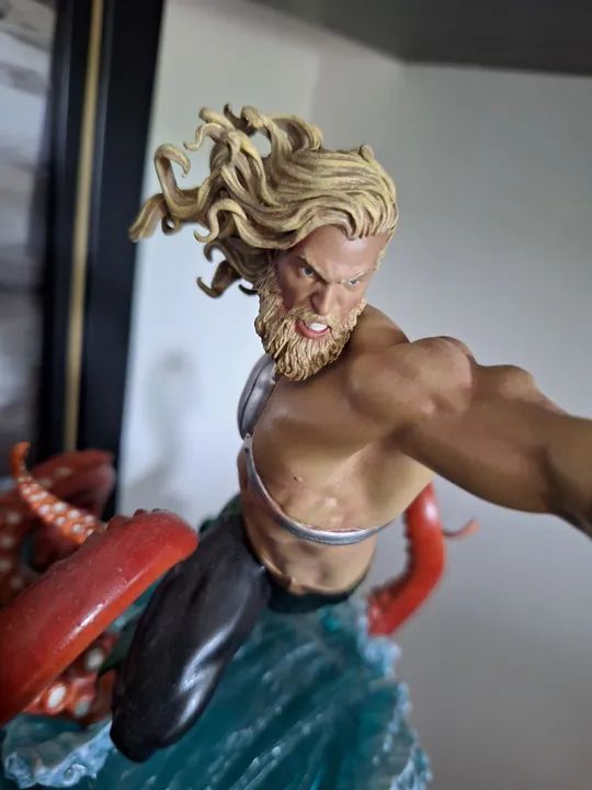 Aquaman iron studios liga da justiça dc - Foto 3
