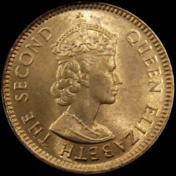 Moeda antiga Ilhas Maurício 1 cent.64840806662659122