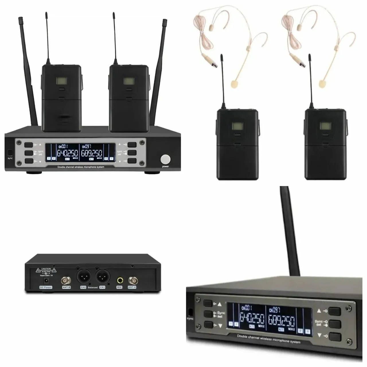 Sistema de Microfones Headset Facial