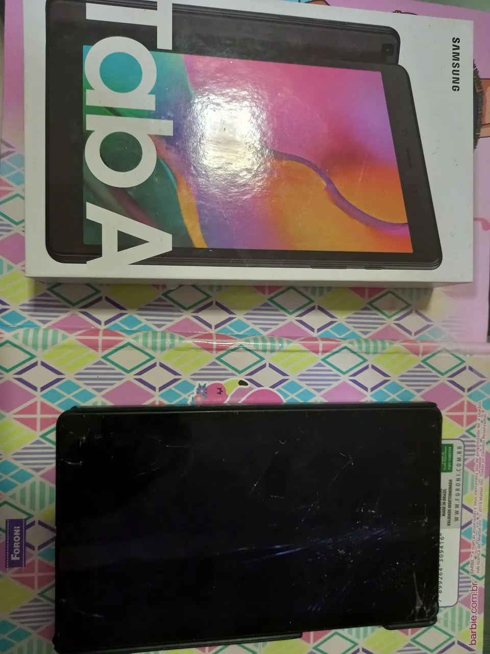 Tablet Samsung modelo Tab A8 de 8 polegadas para retirada de peças