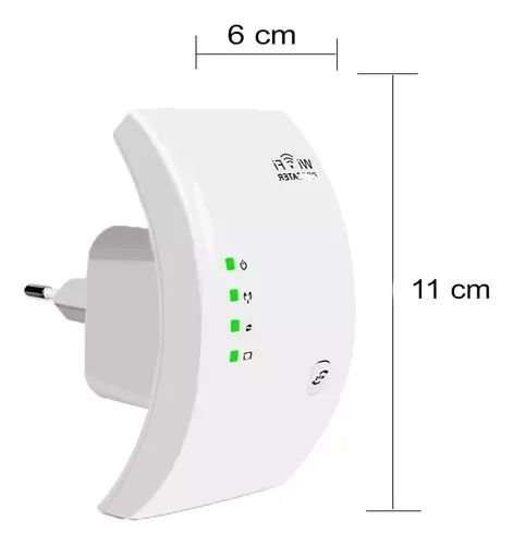 Repetidor De Sinal Wifi Amplificador Sem Fio Cor Branco - Foto 3