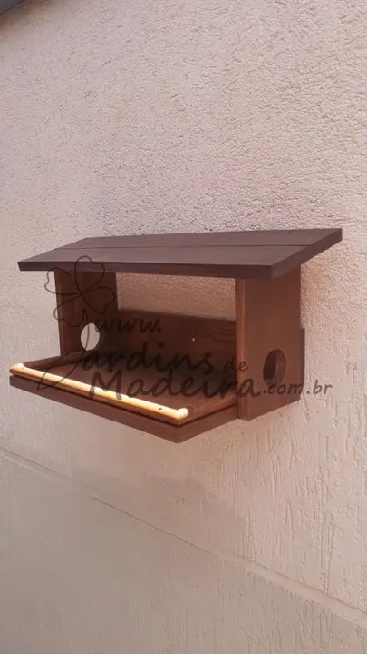 Comedouro passarinho para fixar na parede sku91 - Foto 2
