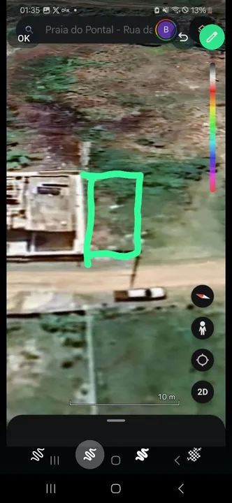 Fração de terreno com projeto aprovado e licença ambiental a  Praia do Pontal em Arraial  