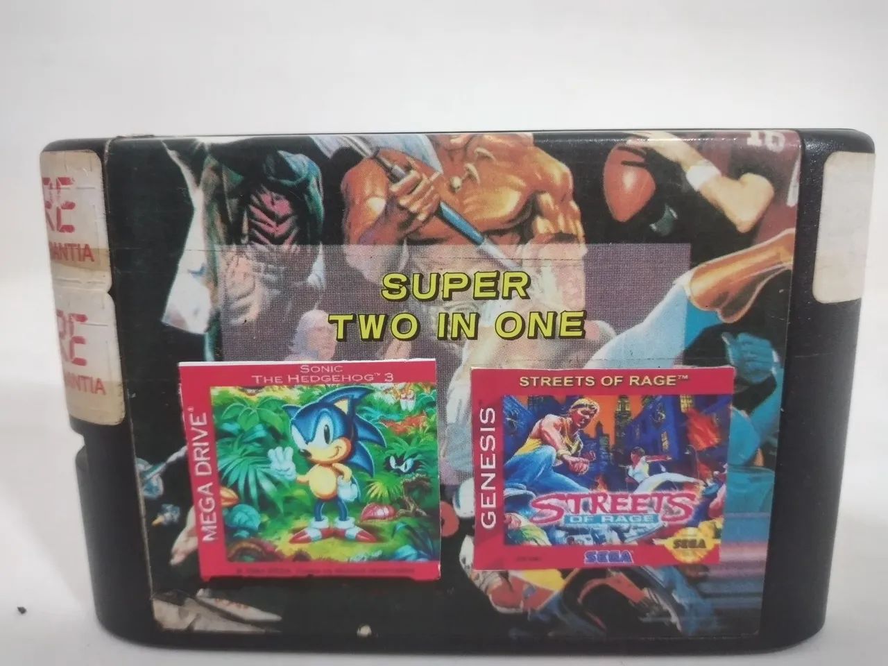 Catucho Video Game Mega Drive Two In One (Sonic + Streets Of Rage) - Foto 5