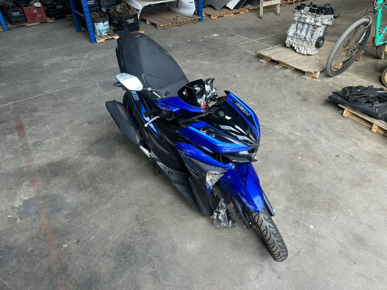 Sucata YAMAHA Neo 125 2024 para retirada de peças  - Foto 3