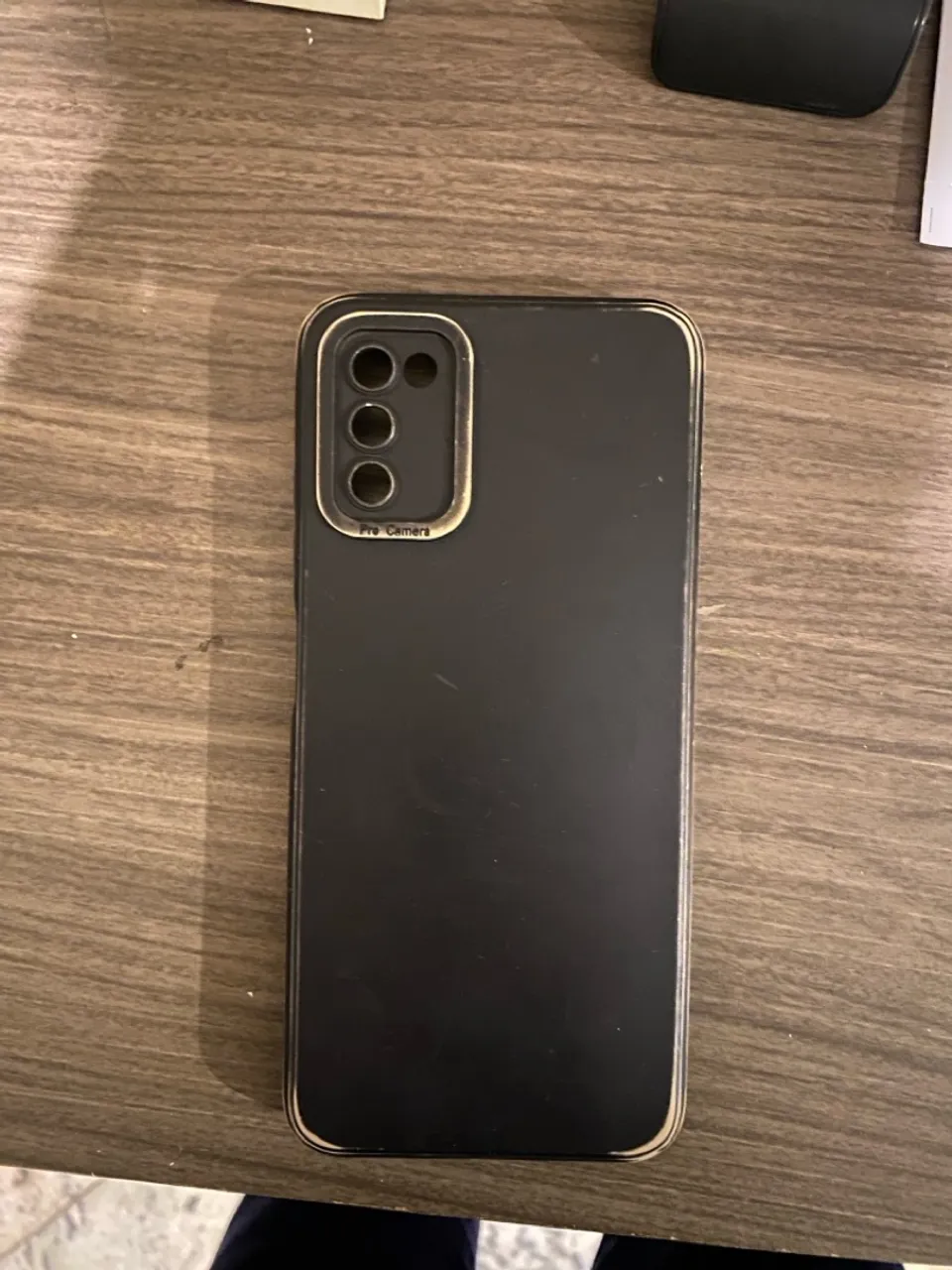 Capa de Celular Preta para galaxy a03s