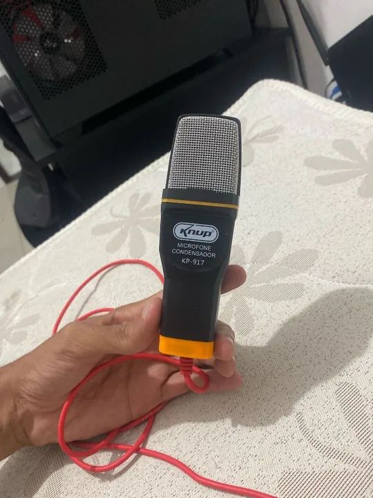 Microfone de mesa Knup KP-917 - Foto 2