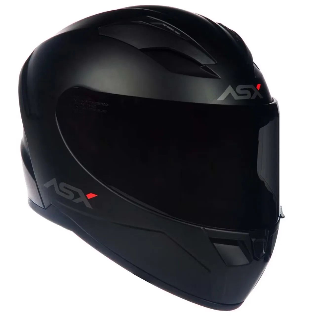 Capacete Unissex ASX City Fosco Preto - Foto 4