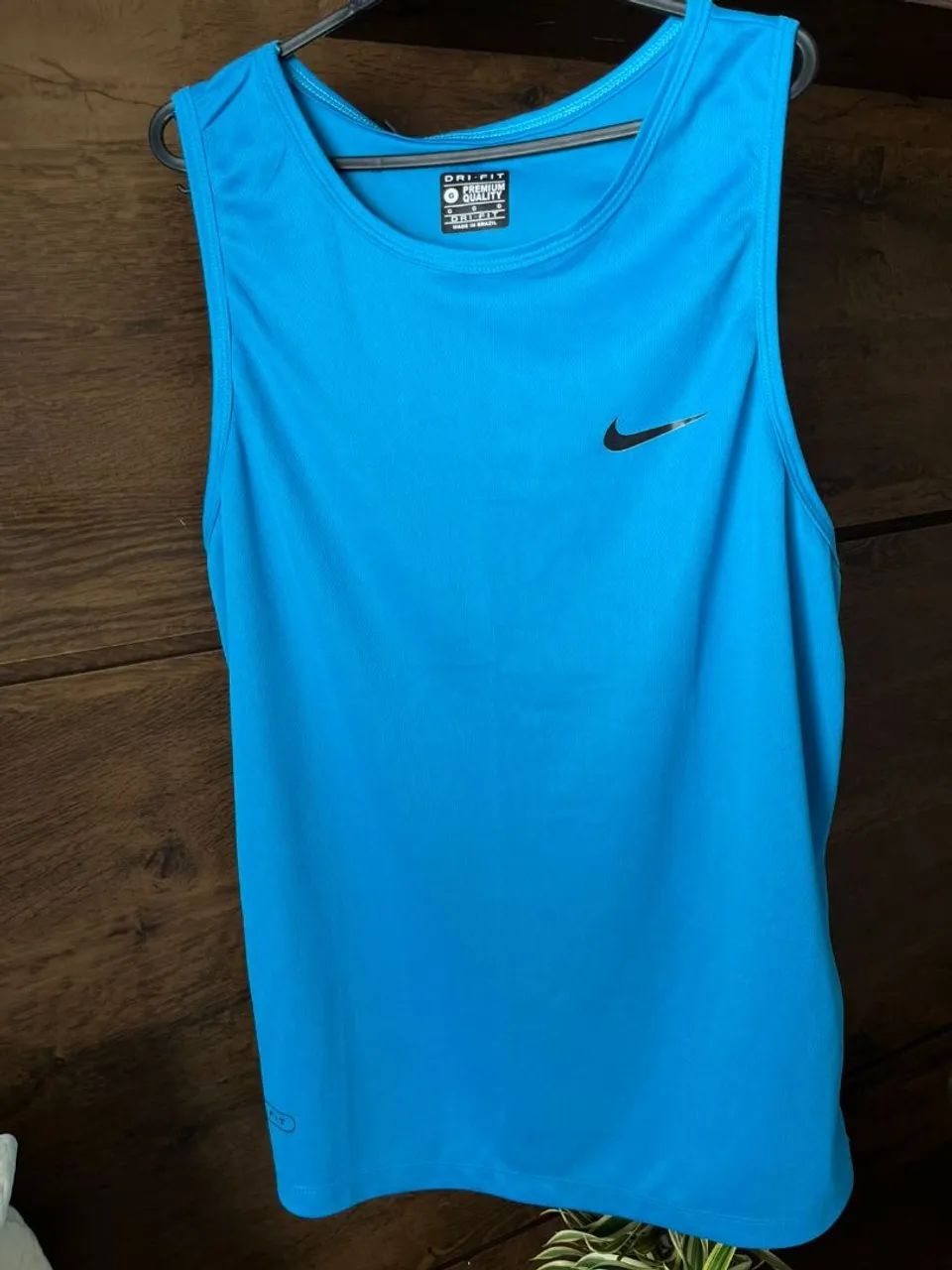 Camiseta Regata Nike Dri-Fit Azul Roupas Alto do Céu, João