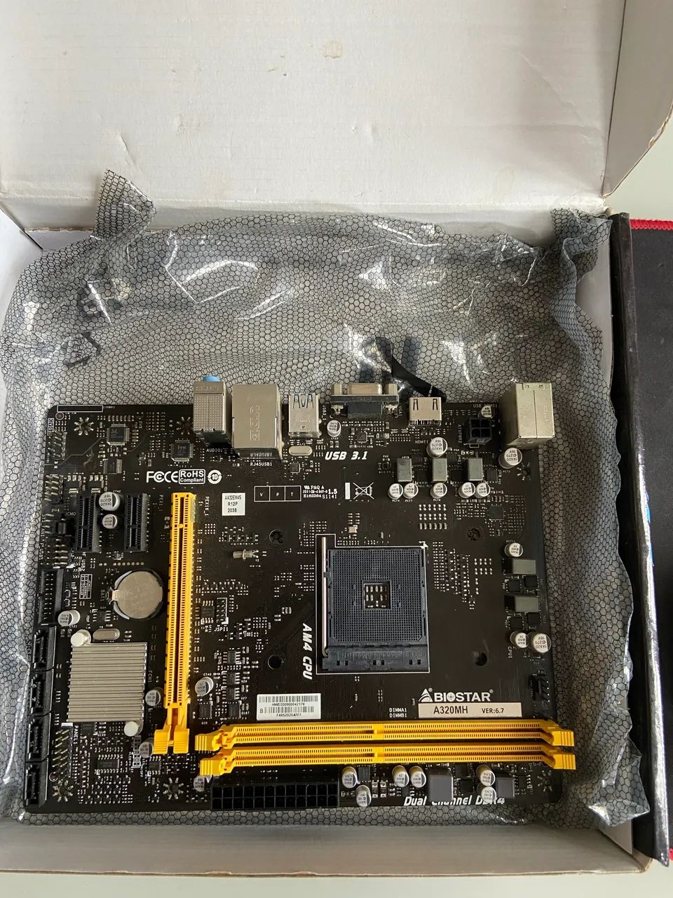 placa mae e processador amd