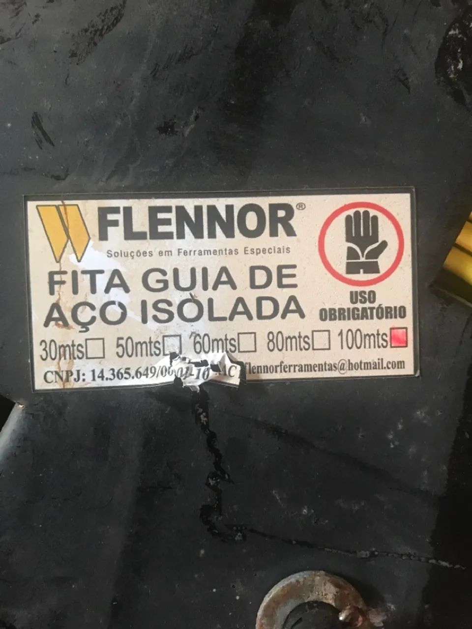Passa Fio Profissional Guia De Aco Isolado Carretel 100 Mts Flennor - Foto 4